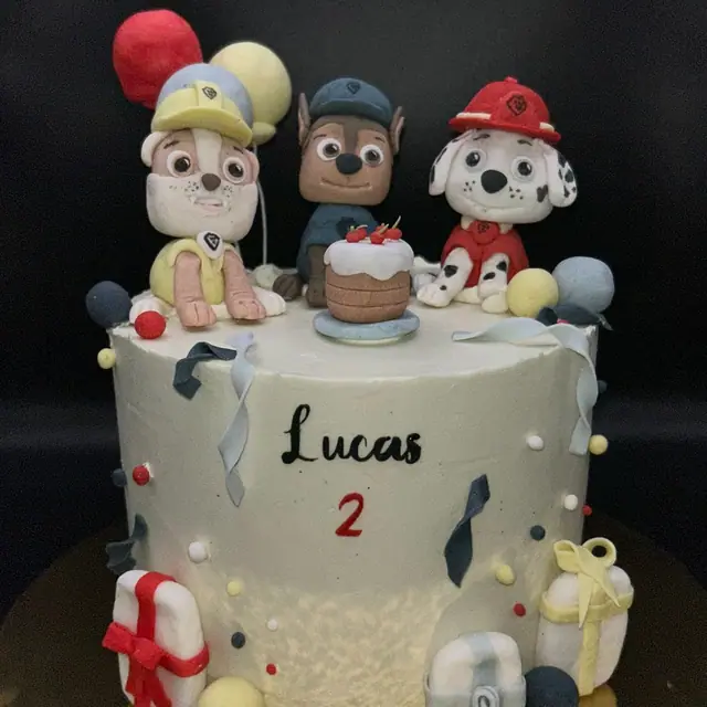 Tarta de la Patrulla Canina