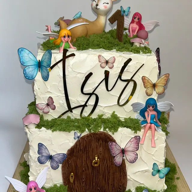 Tarta de hadas, dos pisos