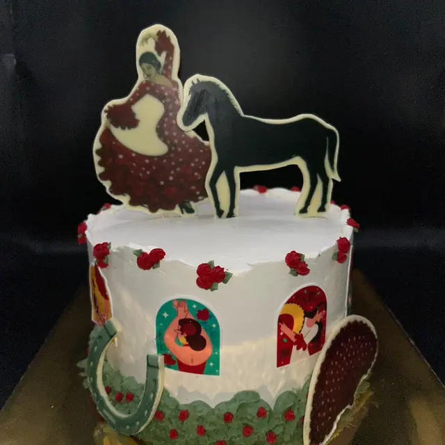 Tarta de hípica