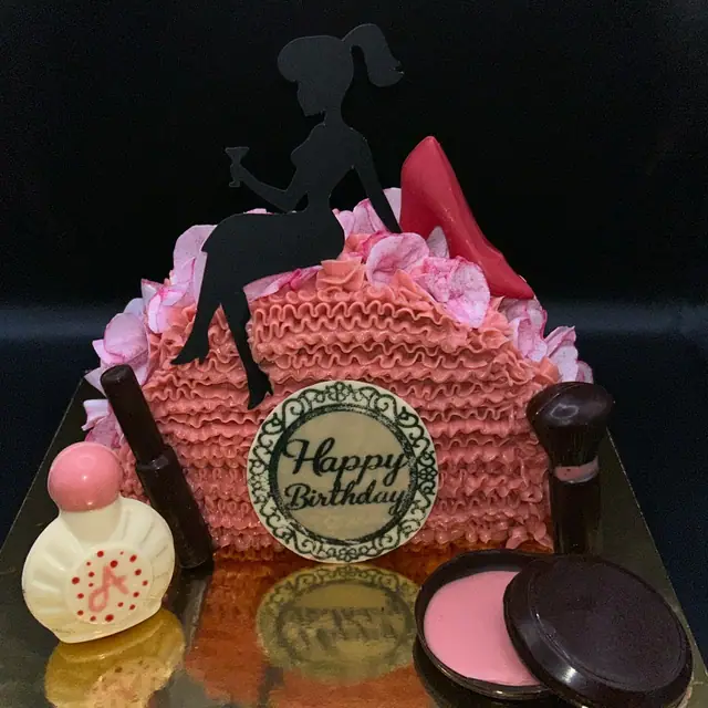 Tarta de maquillaje